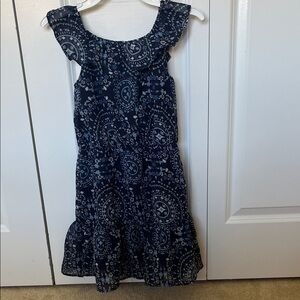 Place Navy and White Kids Dress